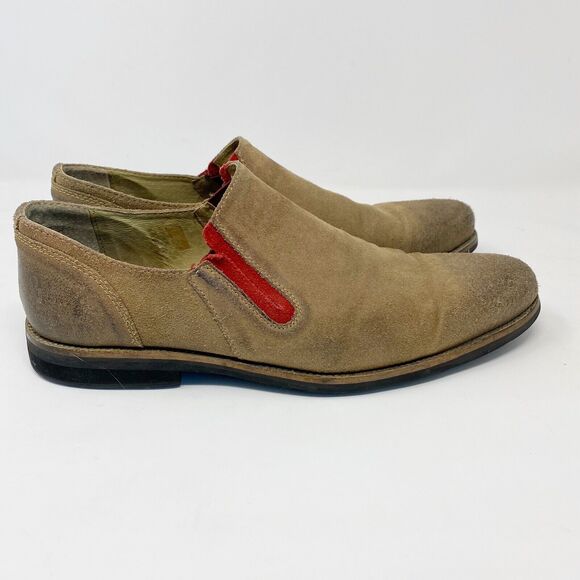 Blackstone Men\'s SCM001‎ Slip-On Suede Shoes in Rock Euro Size 43/US Size 10 main image 9